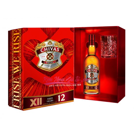 Rượu Chivas 12 năm hộp quà Tết 2024 Rượu Chivas 12 năm hộp quà Tết 2024