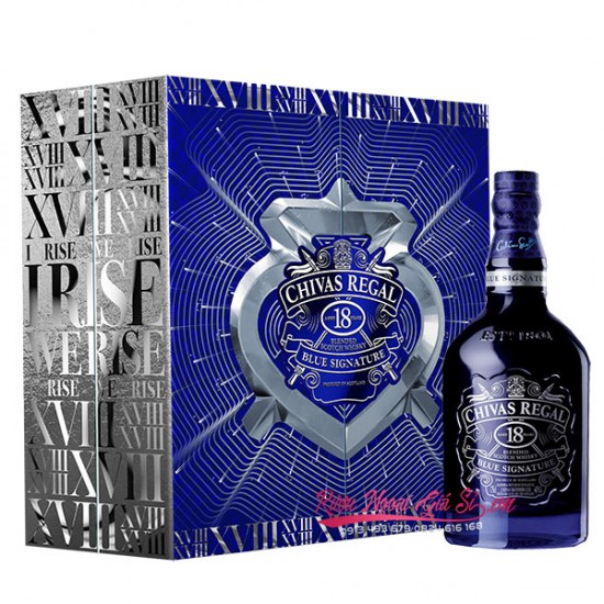 Rượu Chivas 18 Blue Signature Hộp Quà Tết 2024 Rượu Chivas 18 Blue Signature Hộp Quà Tết 2024
