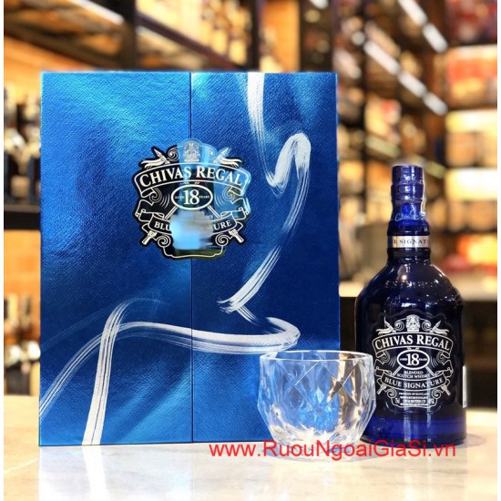 Rượu Chivas 18 Blue Signature Hộp Quà Tết 2020 Rượu Chivas 18 Blue Signature Hộp Quà Tết 2020