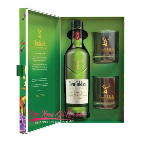 Rượu Glenfiddich 12 Năm Hộp Quà Tết 2024 Rượu Glenfiddich 12 Năm Hộp Quà Tết 2024