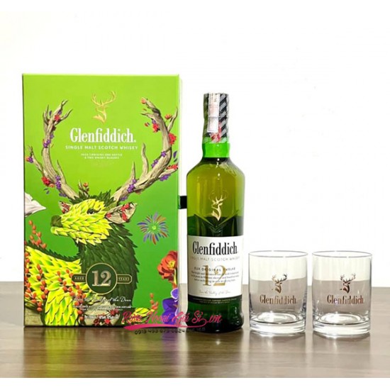 Rượu Glenfiddich 12 Năm Hộp Quà Tết 2024