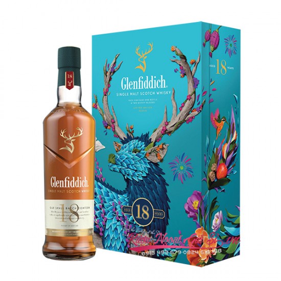 Rượu Glenfiddich 18 Năm Hộp Quà Tết 2024