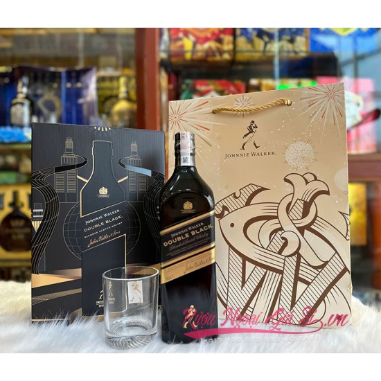 Johnnie Walker Double Black Label Hộp Quà Tết 2025 Johnnie Walker Double Black Label Hộp Quà Tết 2025