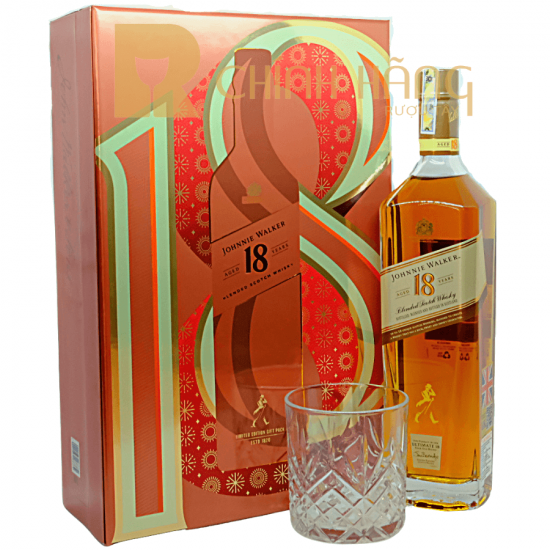 Johnnie Walker 18 Năm Hộp Quà Tết 2022 Johnnie Walker 18 Năm Hộp Quà Tết 2022