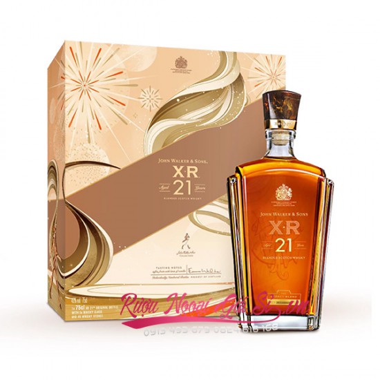 Johnnie Walker XR 21 Năm Hộp Quà Tết 2025 Johnnie Walker XR 21 Năm Hộp Quà Tết 2025