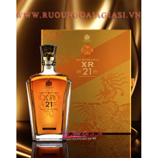 Johnnie Walker & Sons XR 21 Hộp Quà Tết 2021 Johnnie Walker & Sons XR 21 Hộp Quà Tết 2021