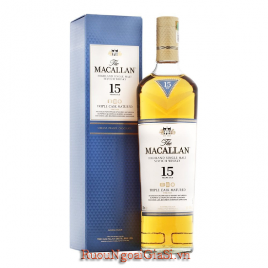 Macallan 15 năm Triple Cask