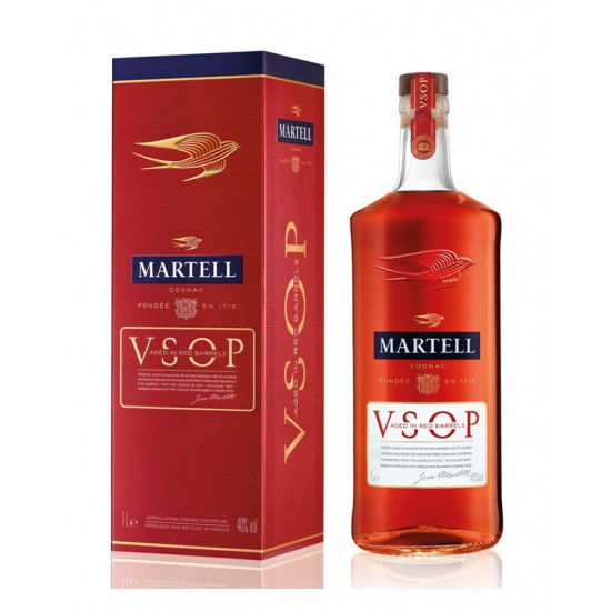 Martell VSOP Aged Red Barrels 1 lít