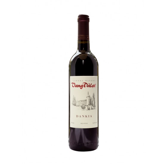 Rượu vang Đà Lạt Dankia đỏ 750ml Rượu vang Đà Lạt Dankia đỏ 750ml