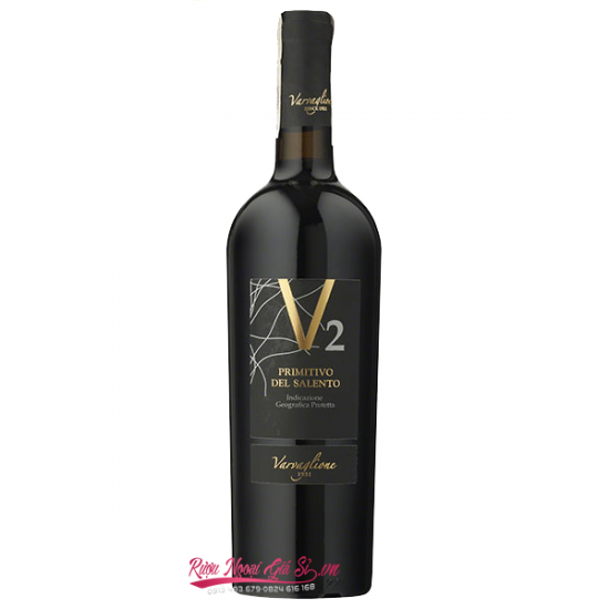 Rượu Vang V2 Primitivo Del Salento