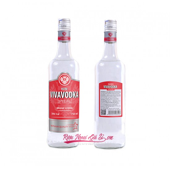 Rượu Viva Vodka Special 750ml 39.5% Vol