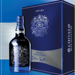 Rượu Chivas 18 năm xanh hộp quà Tết 2019